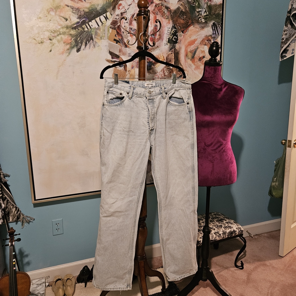 Lightwash Re/Done Women's Boyfriend Jeans